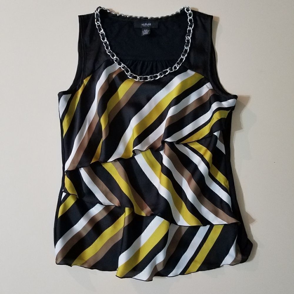 Alfani Ruffled Dress Tank Top